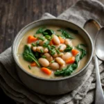 High-Protein Creamy Miso White Bean Soup